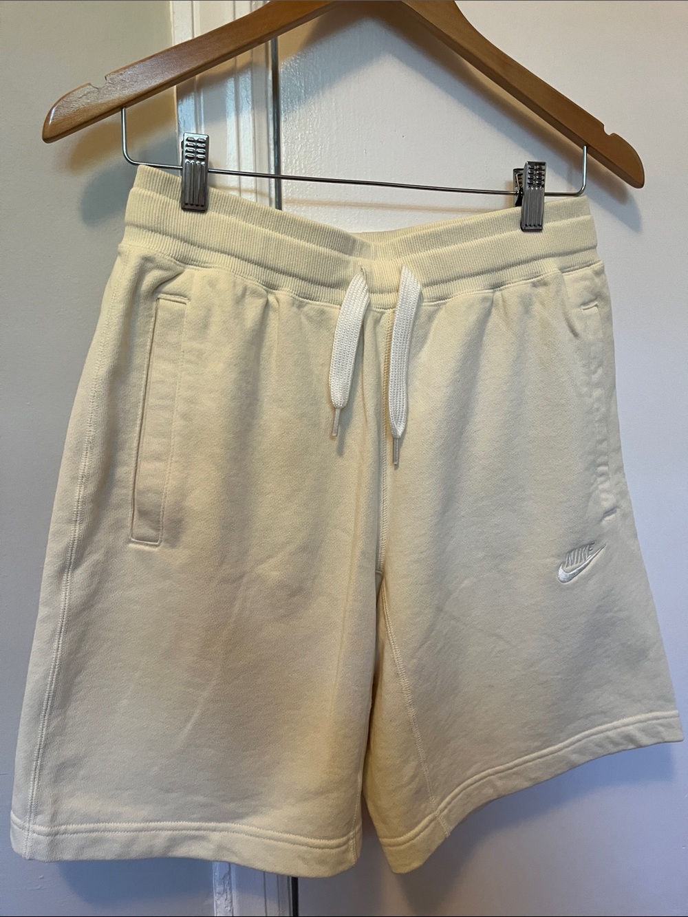 Nike Women’s Cream Athletic Drawstring Shorts